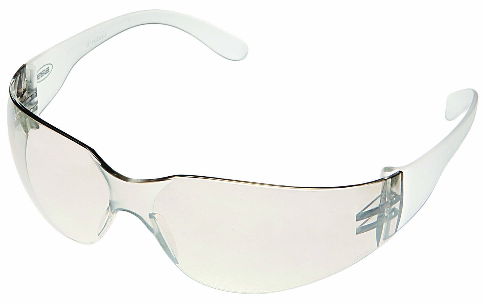 ERB 17500 Economy iProtect Safety Glasses - Clear Frame & Anti-Fog Clear Lens ANSI Z87.1 Certified for Construction, Woodworking, and DIY Projects