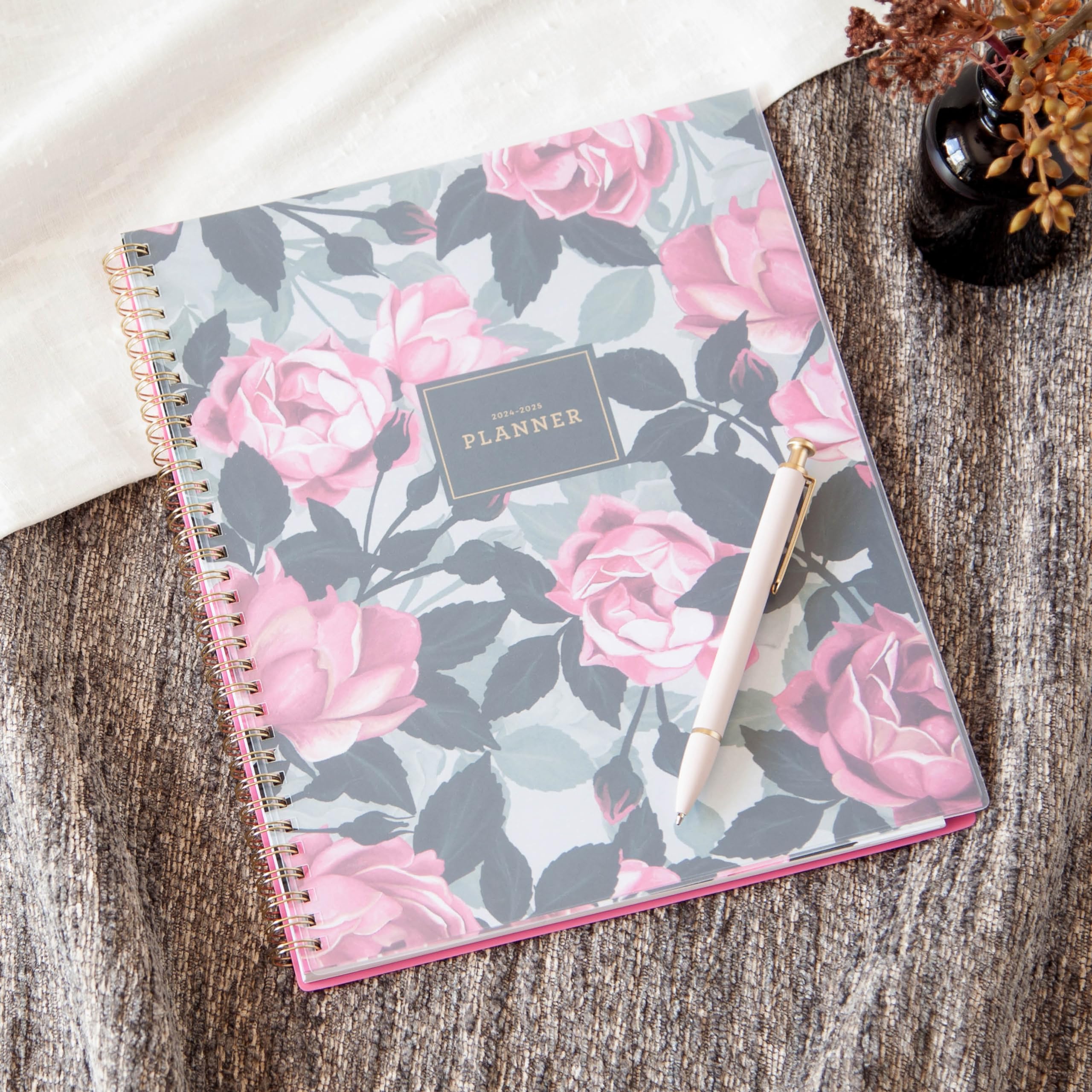 Blue Sky 2024-2025 Academic Planner - Weekly & Monthly Calendar from July 2024 to June 2025, 8.5