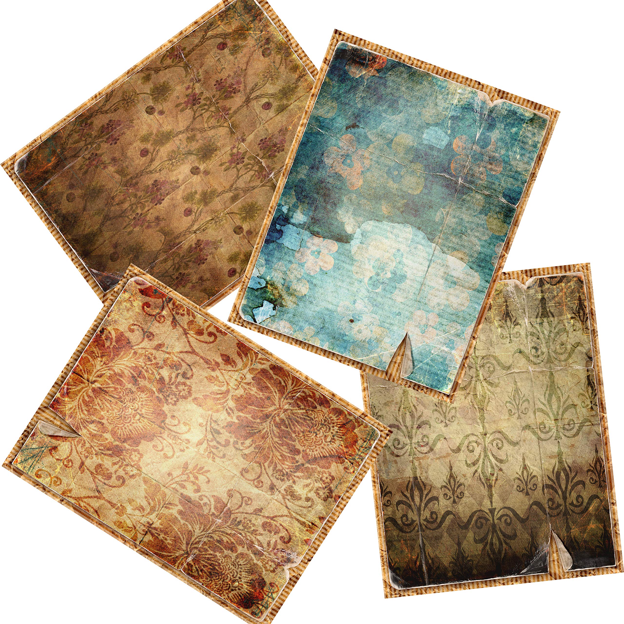 Mermaid Fantasy Journal Paper Pack - 50 Sheets of Scrapbook Paper for DIY Scrapbooking, Card Making, and Bullet Journaling - Perfect for Creative Projects and Gift Wrapping