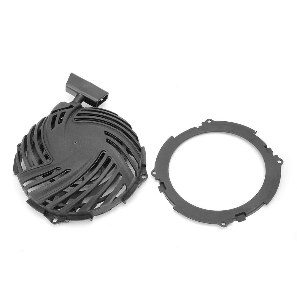 Fdit Black PP Material Pull Starter Replacement for 500 500E 1400cc Motor 591139 595355 - Lawn Mower Engine Parts for Easy DIY Repair & Maintenance
