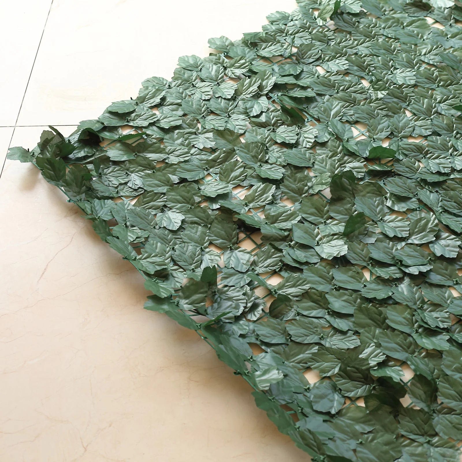 12 Pack Artificial Ivy Privacy Screen Fence Panels - Dark Green UV Resistant Fake Leaves for Outdoor Garden, Balcony & Patio Decor
