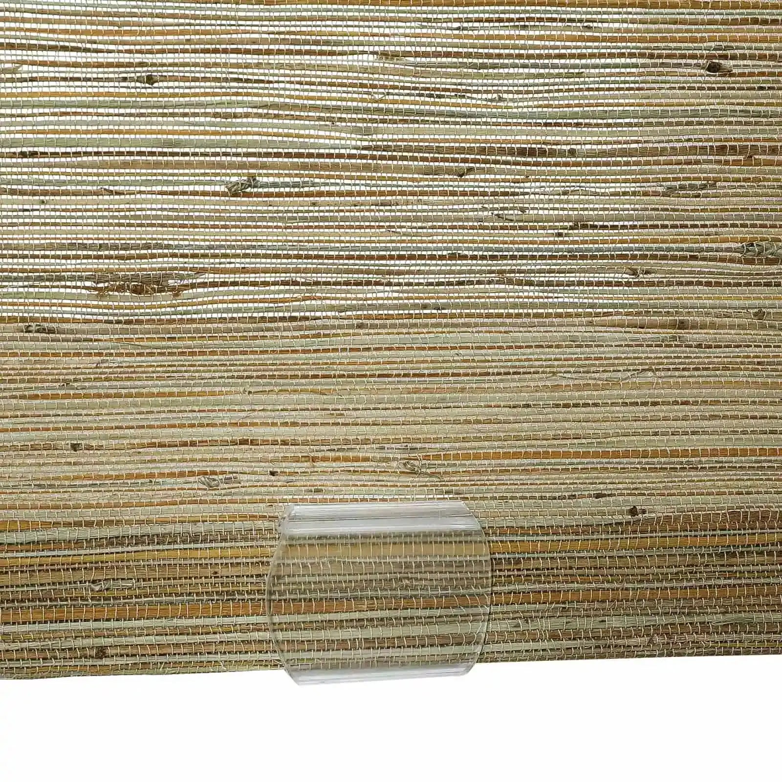 Rae Natural Ramie Bamboo Woven Shades - Series P | Eco-Friendly Window Coverings for Living Room, Bedroom & Patio | Light Filtering & UV Protection