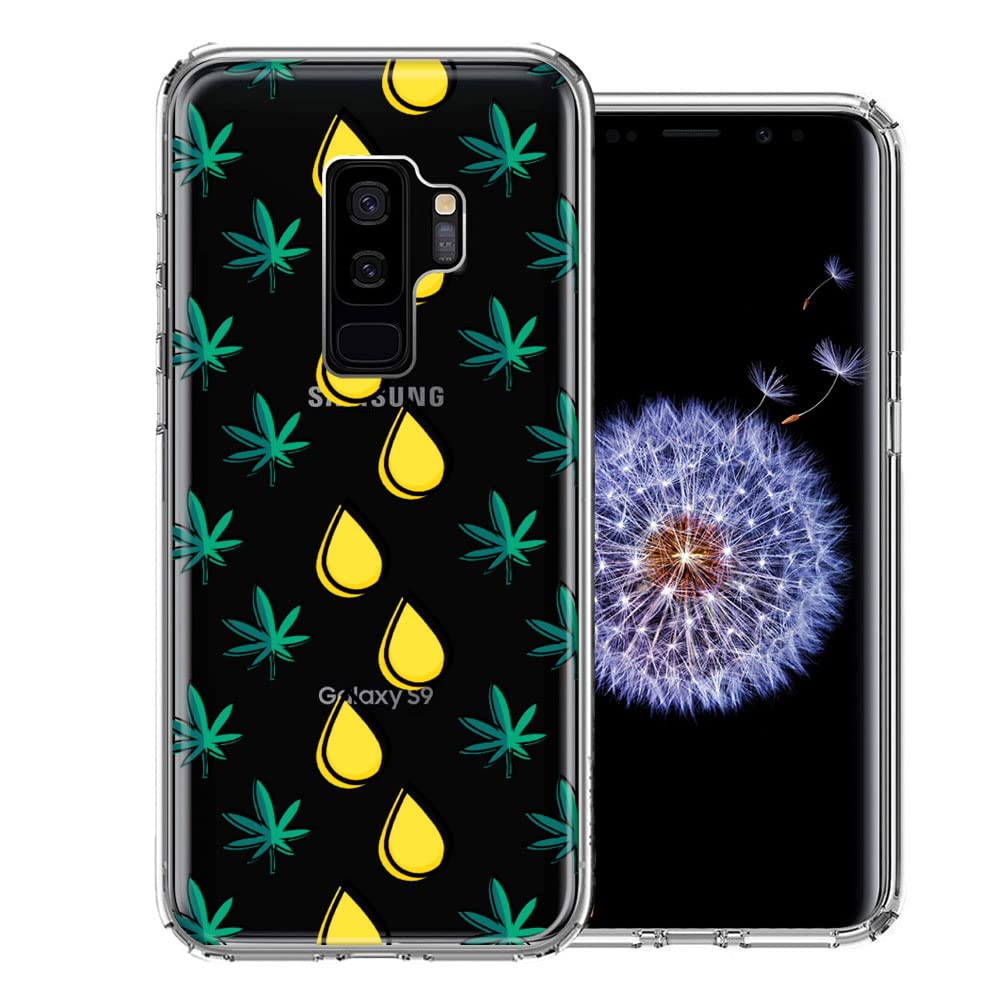 Samsung Galaxy S9 Plus Phone Case - Medicinal Drip Design Double Layer Protective Cover for Shock Absorption | Perfect for Daily Use, Work & Outdoor Activities
