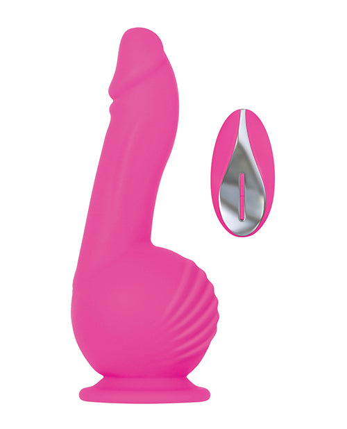 Premium Ballistic Silicone Rechargeable Vibrator with Wireless Remote Control - Pink | Powerful Personal Massager for Couples & Solo Play | Bedroom & Travel Use