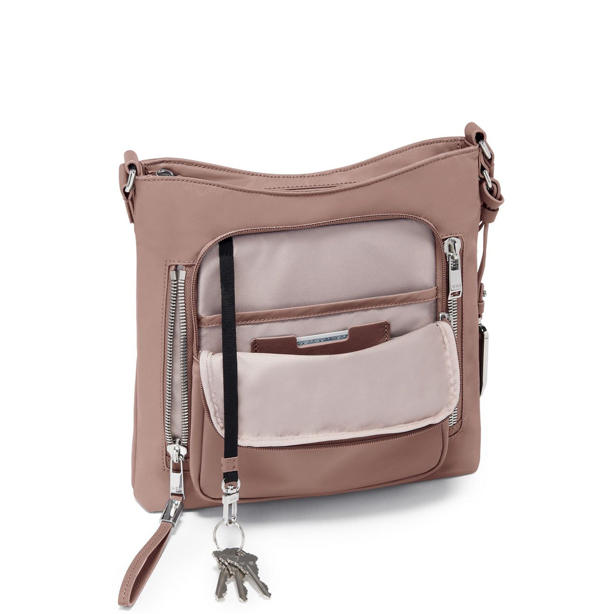 TUMI Voyageur Tyler Crossbody Bag for Women - Stylish & Durable Leather Shoulder Purse - Perfect for Travel, Work & Everyday Use