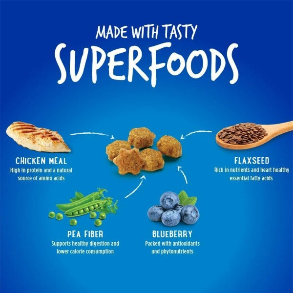 Fruitables Chicken Flavor with Blueberry Cat Treats - Healthy Natural Snacks for Cats - Perfect for Training, Rewards & Bonding with Your Feline Friend