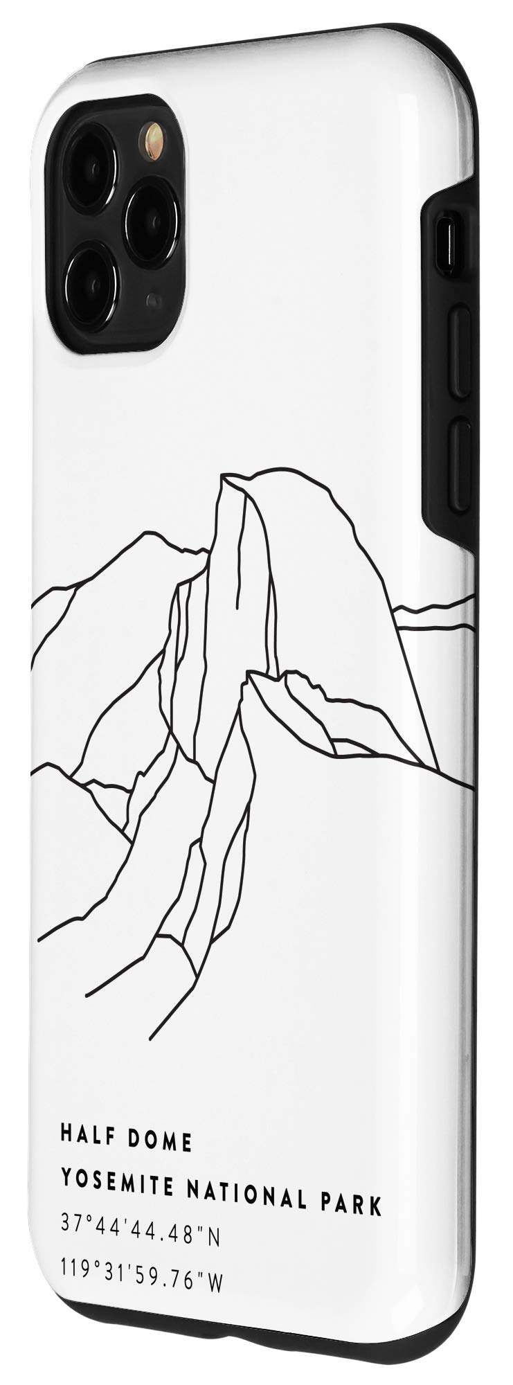 iPhone 11 Pro Max Case with Half Dome Yosemite National Park Design - Durable Protective Cover for Travel & Outdoor Enthusiasts | Perfect for Hiking, Camping and Adventure Photography