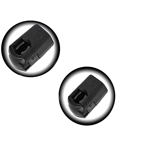 10mm Nylon End Lift Supports (2-Pack) - 7.5 Inch Extended, 35lbs Capacity - Heavy Duty Shocks & Struts for Automotive, RV, and Furniture Applications