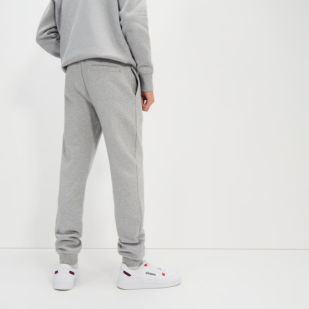 Ellesse Men's Ovest Grey Casual Pants - Comfortable Slim Fit Joggers for Gym, Running & Everyday Wear
