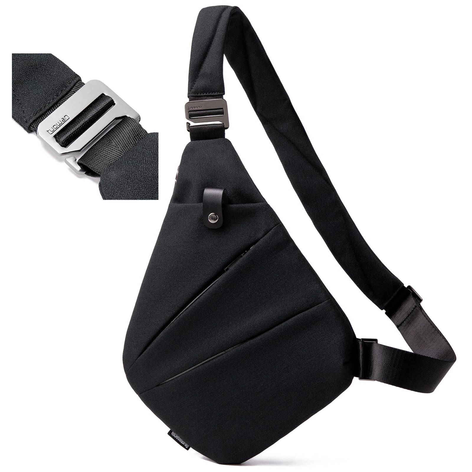 WEIATAS Unisex Sling Bag - Lightweight Chest Shoulder Backpack for Men & Women - Perfect for Travel, Hiking, Cycling & Outdoor Adventures