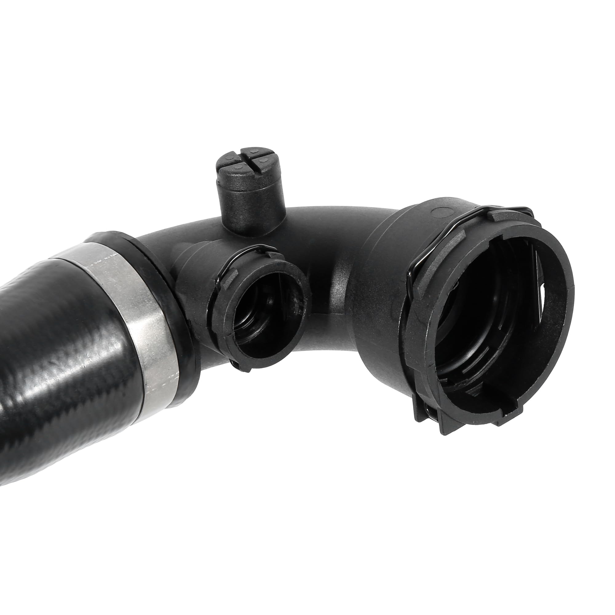 X AUTOHAUX Car Radiator Coolant Water Hose 11537500733 for BMW X5 2001-2006 - Expansion Tank Replacement Part for Engine Cooling System Maintenance