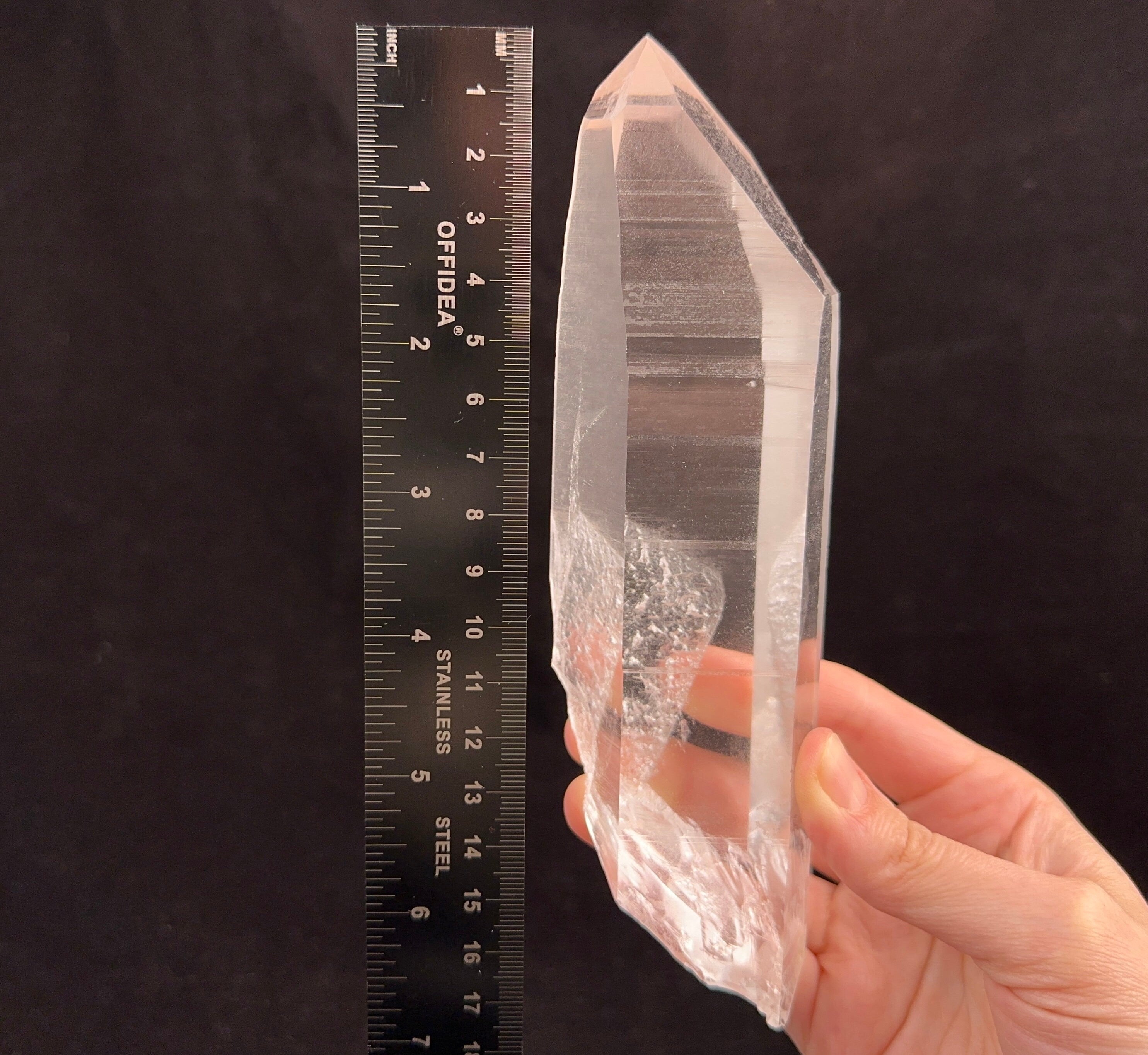 LEMURIAN QUARTZ Crystal Point - Natural Raw Mineral Specimen for Home Decor, Healing Crystal Collection & Unique Spiritual Gift (53487) - Perfect for Meditation, Energy Work & Crystal Healing