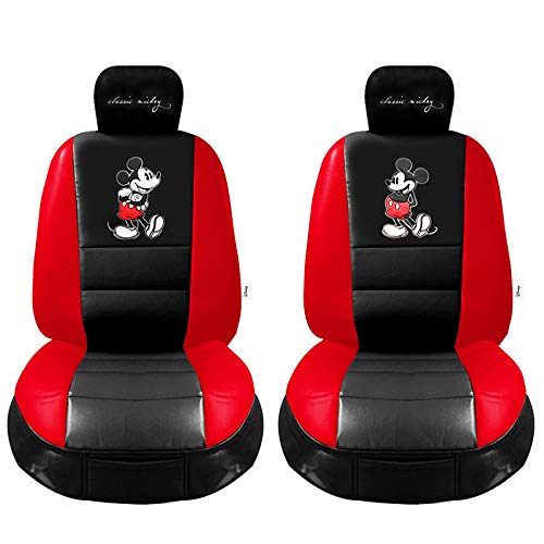 Premium Mickey Mouse Car Seat Covers - Limited Edition Disney Auto Accessories for Cars, Trucks & SUVs | Perfect for Disney Fans, Family Road Trips & Themed Vehicle Decor