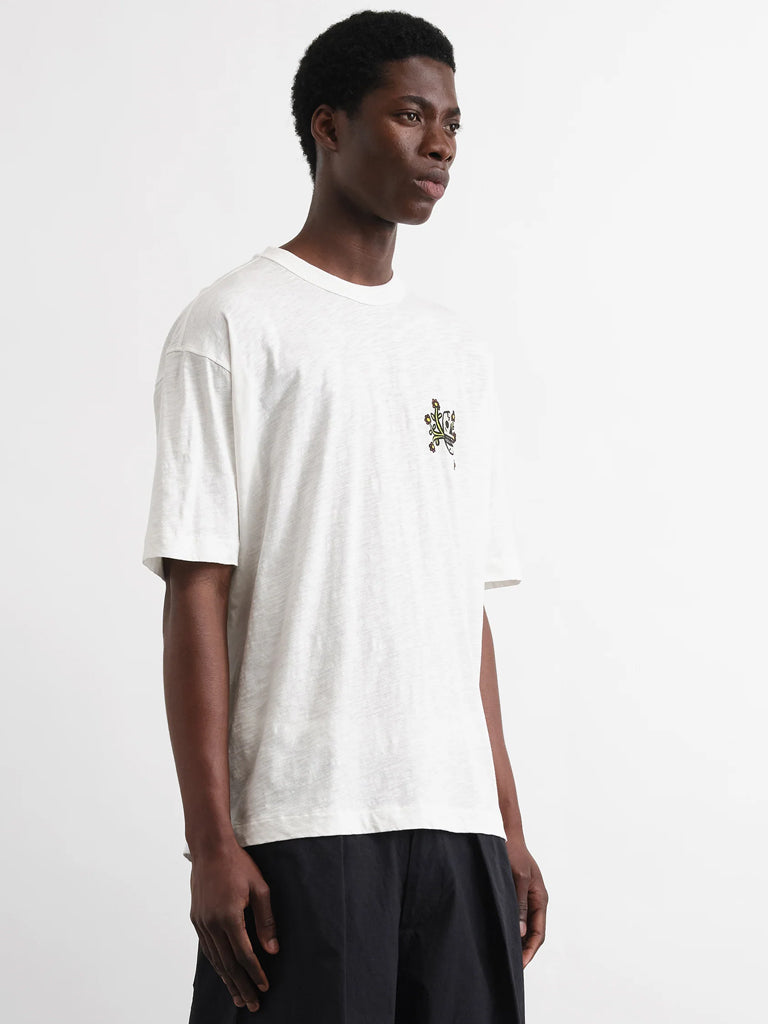 YMC Triple Tailchaser Tee in White - Premium Cotton Men's T-Shirt for Casual Wear & Street Style