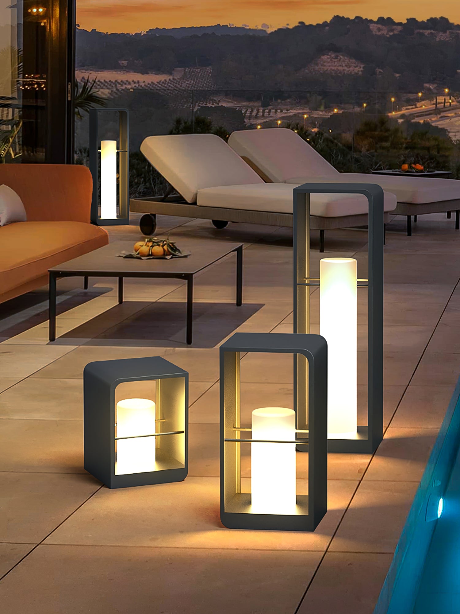 Zephyra Solar Powered Outdoor Garden Lights - Waterproof LED Landscape Lighting for Patio, Yard, Pathway, and Backyard Decor