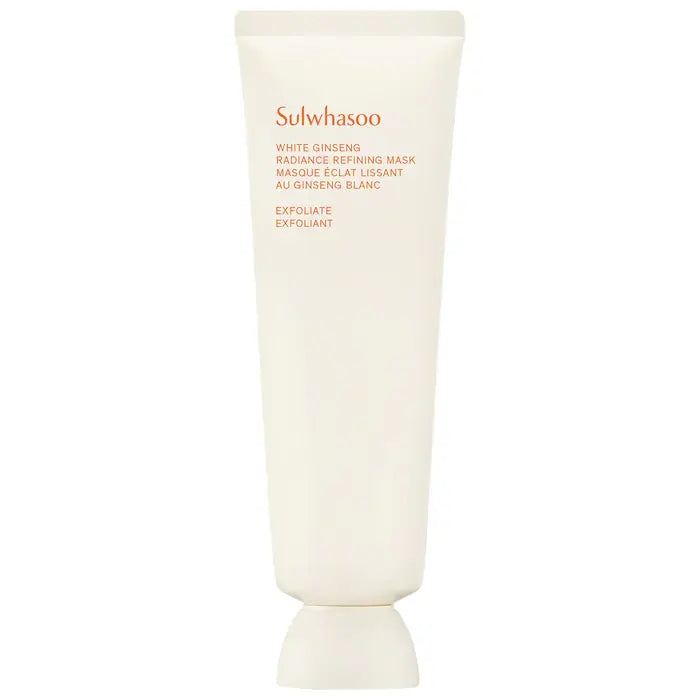 Sulwhasoo White Ginseng Radiance Exfoliating Mask - Brightening & Refining Facial Treatment for Glowing Skin - Perfect for Nighttime Skincare Routine & Spa Days