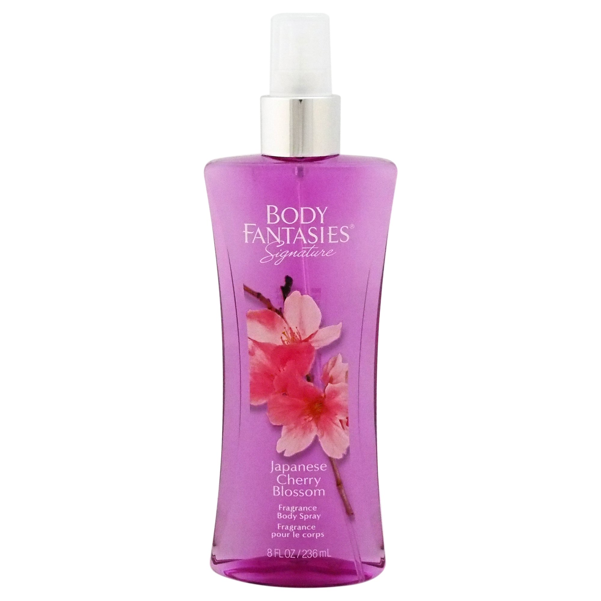Body Fantasies Signature Fragrance Body Spray - Japanese Cherry Blossom Scent, 8oz (236ml) | Long-Lasting Floral Perfume Mist for Women | Perfect for Daily Use, Work, Gym & Special Occasions