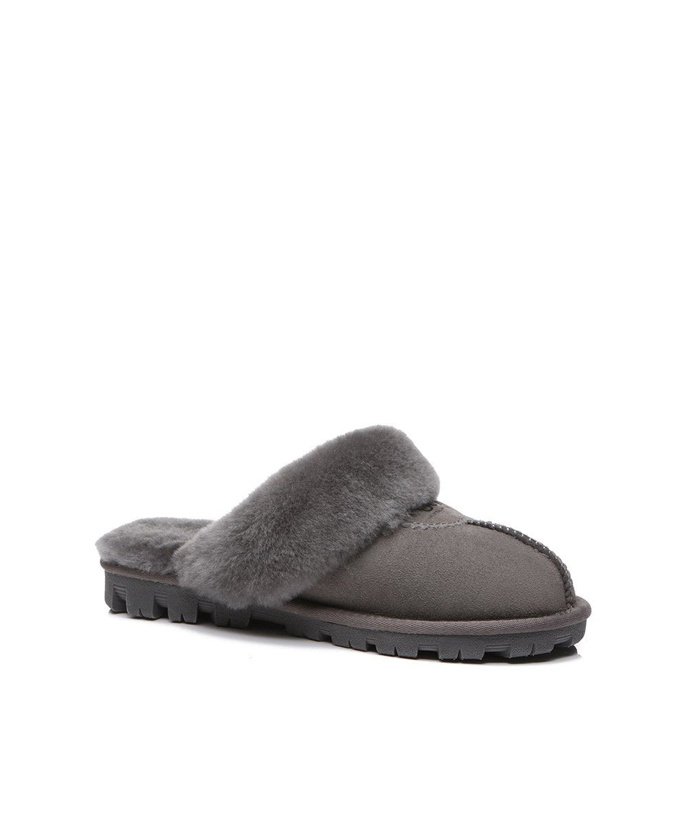 Men's UGG Scuff Slippers - Cozy Indoor/Outdoor House Shoes for Winter Comfort - Perfect for Lounging at Home, Running Errands & Cold Weather Wear