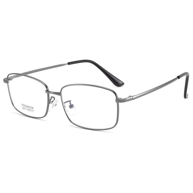 Bclear Women's Full Rim Square Titanium Eyeglasses Frame 48013 - Lightweight & Durable Eyewear for Work, Reading & Fashion