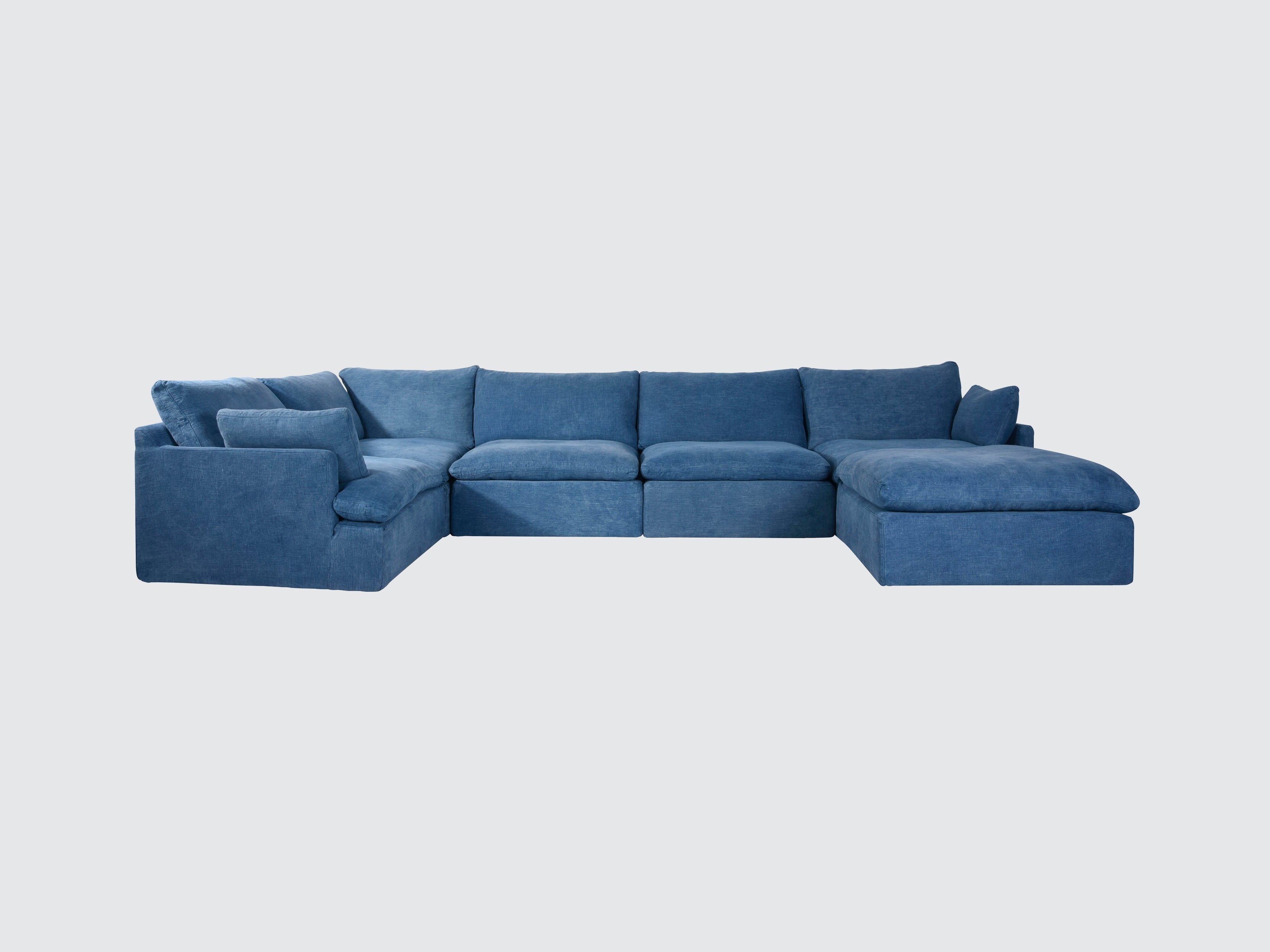 Nest Sofa - Modern and Comfortable Modular Sectional Couch for Living Room, Lounge, and Family Room - Perfect for Relaxing, Entertaining, and Movie Nights