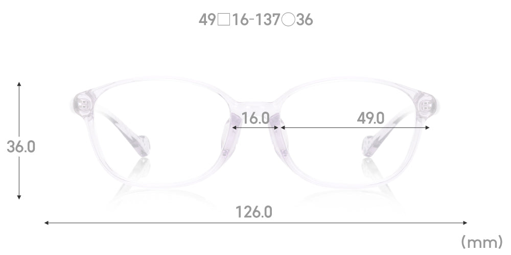 JINS x Disney Minnie & Daisy Kids Glasses Frame 021 - Cute Cartoon Eyewear for Girls, Lightweight & Durable, Perfect for School, Playtime & Disney Theme Parties
