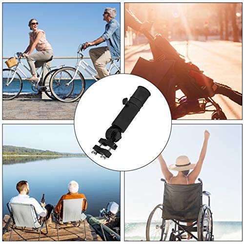 VGEBY Golf Cart Umbrella Holder - Adjustable Universal Umbrella Mount for Golf Push Carts, Wheelchairs & Mobility Scooters | Weatherproof Golf Accessories for Rain & Sun Protection on the Course