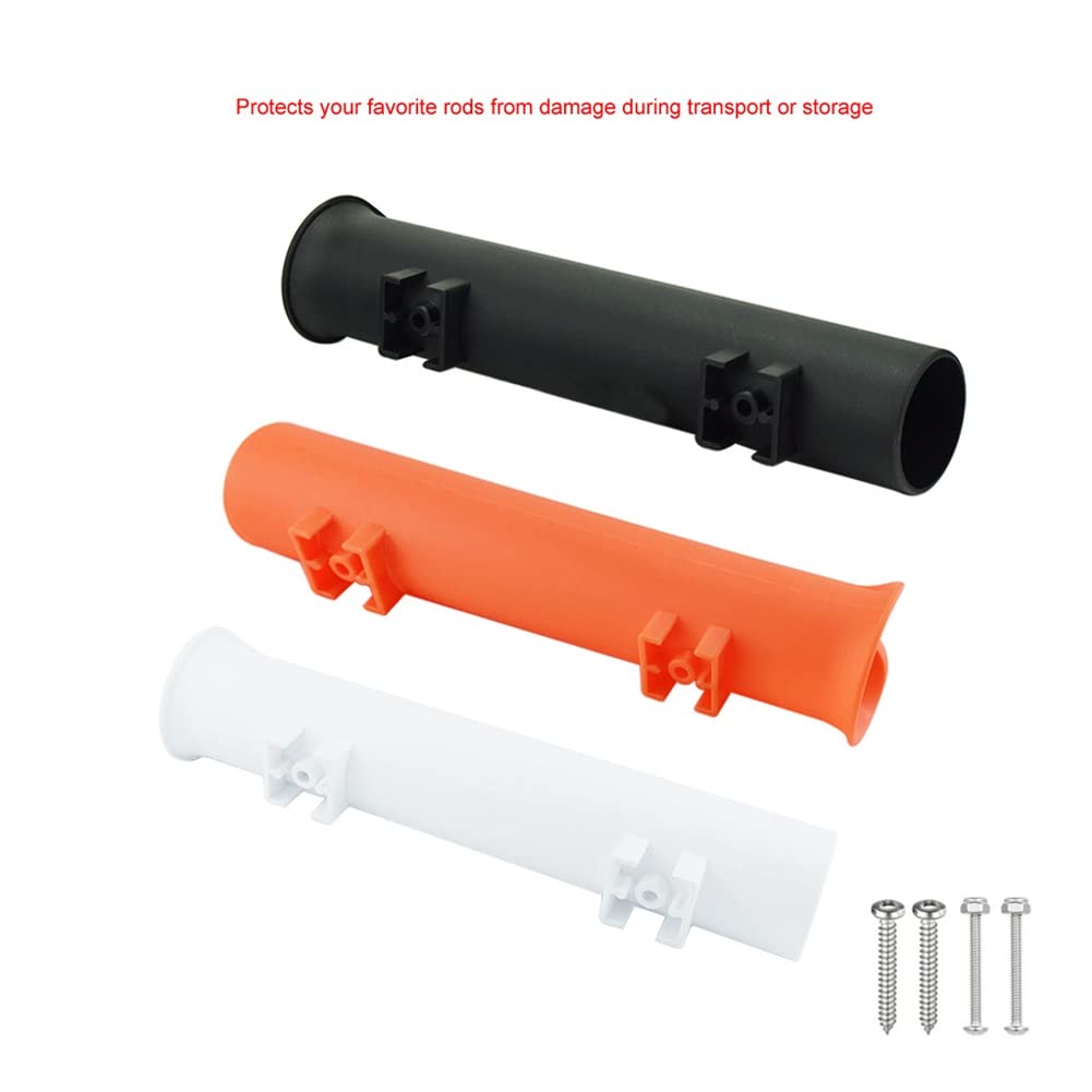 ZCargel Plastic Single Tube Fishing Rod Holder - Portable Single Hole Kayak Canoe Boat Rod Rack Bracket | Perfect for Kayak Fishing, Canoe Trips & Boat Angling