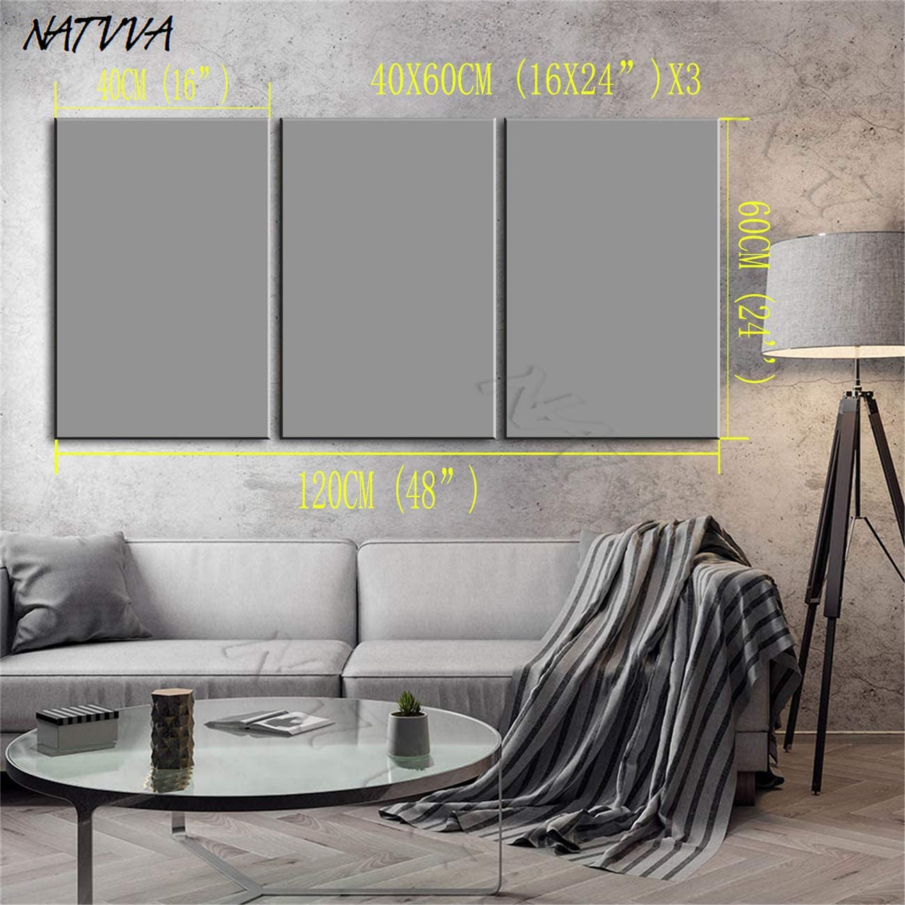 NATVVA 3-Piece Body Sculpting Wall Art Set - Elegant Body Contour Canvas Prints for Spa, Bathroom & Beauty Salon Decor - Stretched Inner Frame Wall Art - Perfect for Relaxation & Aesthetic Enhancement