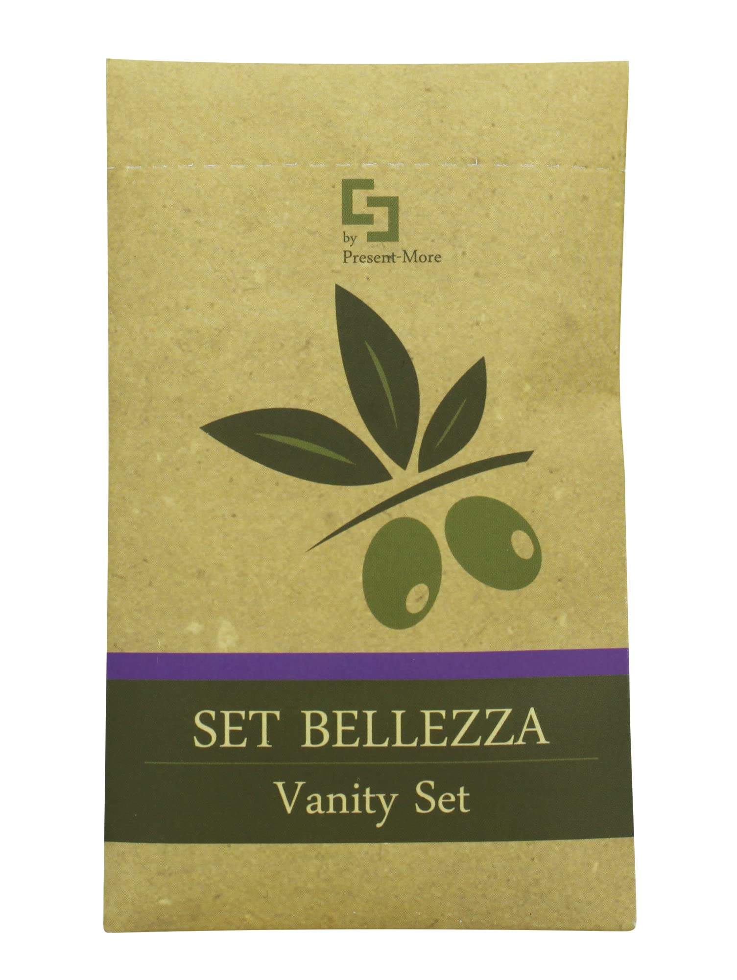 Present-More Luxury Vanity Set - 250 Piece Beauty Kit for Hotels & B&Bs | Eco-Friendly Stone Paper Packaging | Perfect for Travel & Spa Gifts