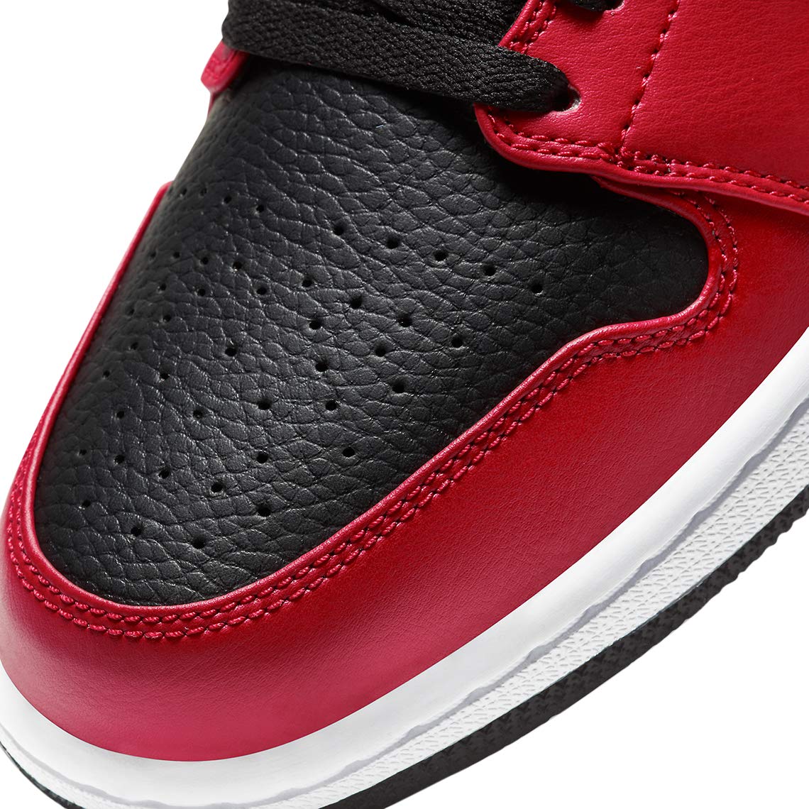 Men's Air Jordan 1 Low 'Gym Red' Basketball Shoes 553558-605 - Size 8.5 for Casual Wear & Street Style Fashion
