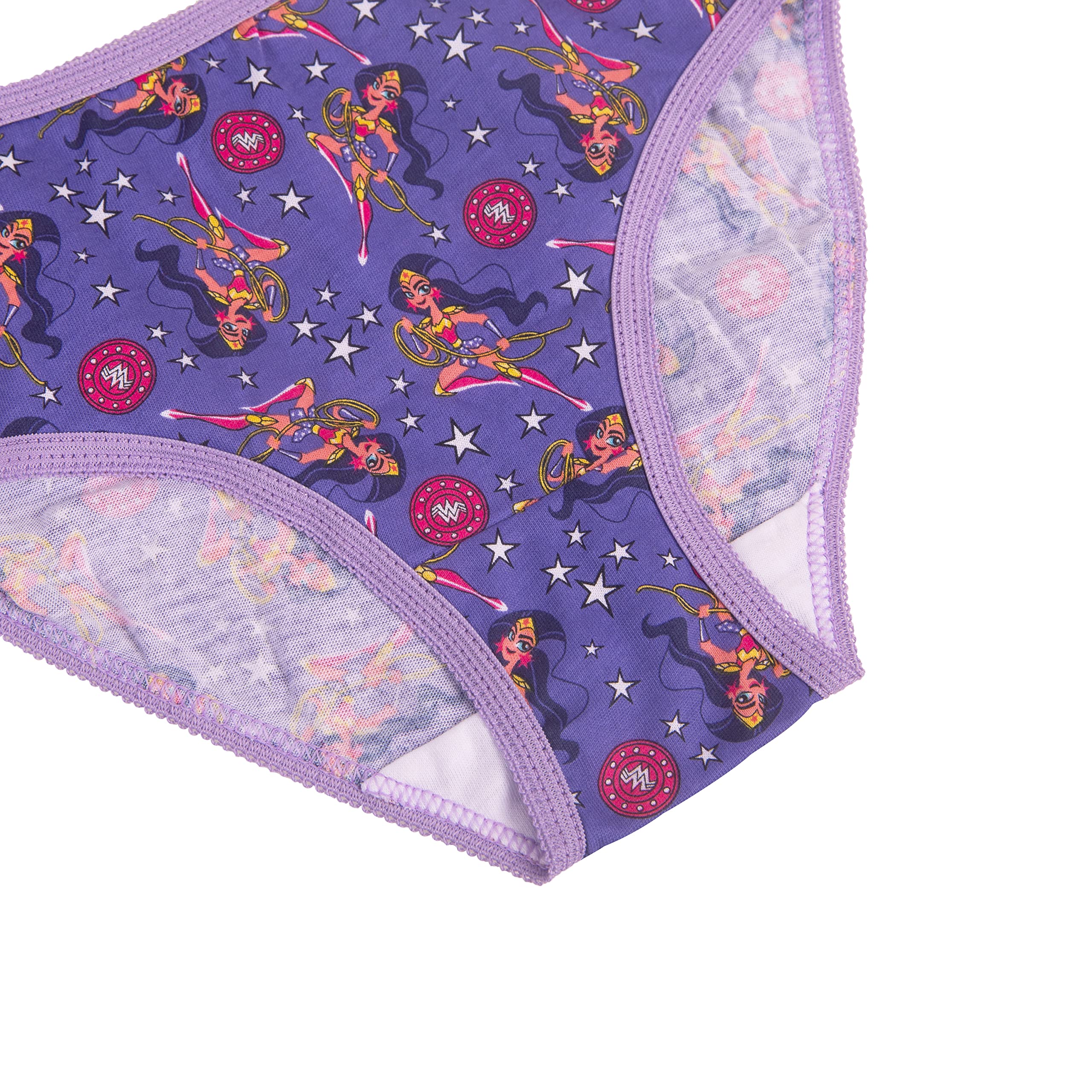 **Handmade Girls Panties 8-Pack - Frozen, Toy Story, Baby Shark, Wonder Woman Underwear for Toddler, Little & Big Kids | Soft Cotton Briefs for Playtime, School & Everyday Comfort**
