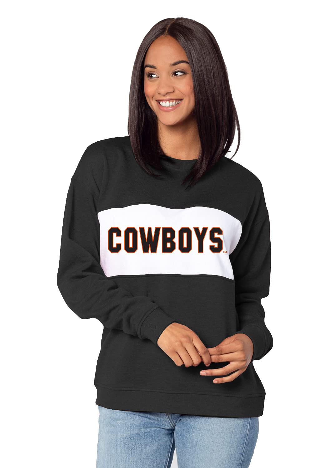 UG Apparel Women's Vintage Pennant Sweatshirt - Soft Fleece Pullover for Casual Wear, Lounge & Fall Outfits