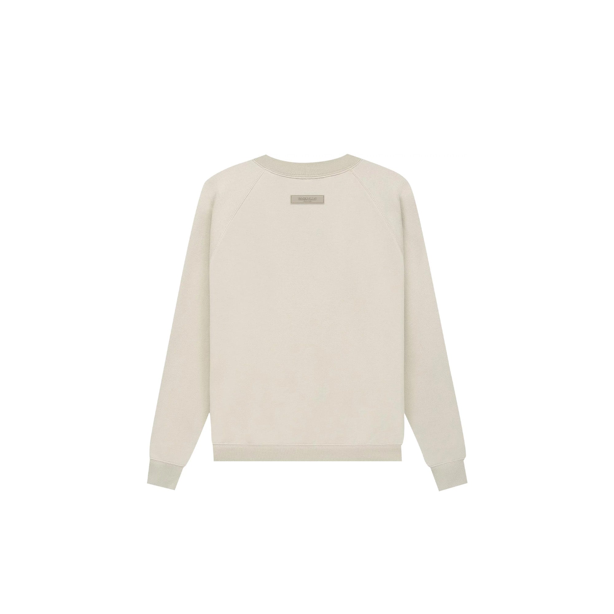 Fear of God Essentials 1977 Crewneck Sweatshirt - Wheat Color (2022) | Men's Casual Streetwear Pullover for Everyday Wear & Urban Fashion