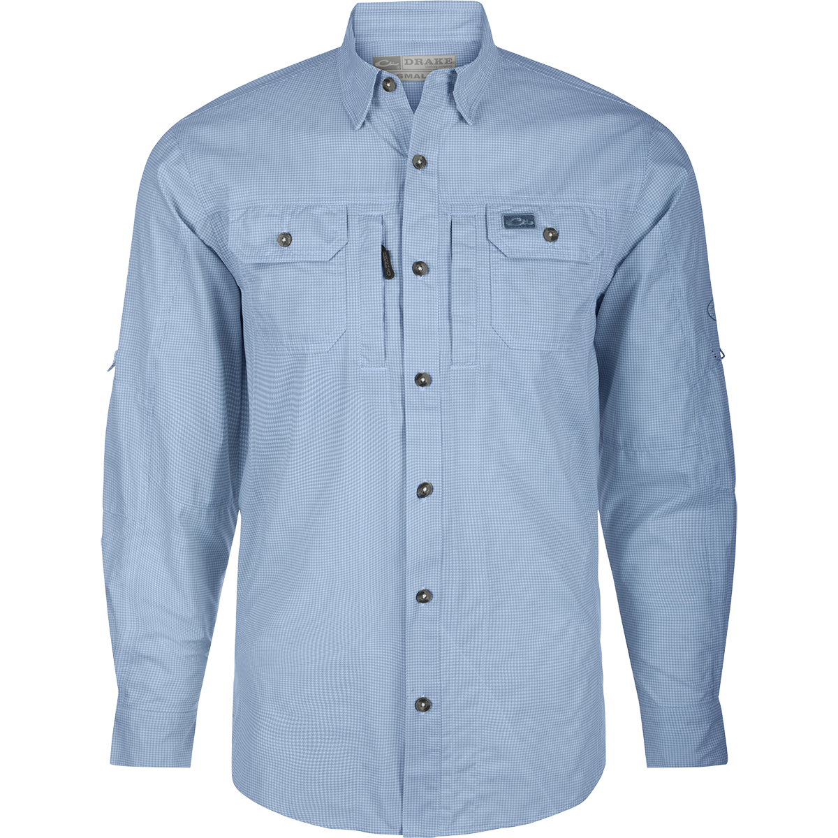 Frat Houndstooth Check Button Down Long Sleeve Shirt for Men - Classic Plaid Oxford Dress Shirt for Business Casual & College Style | Perfect for Office, Parties & Formal Events