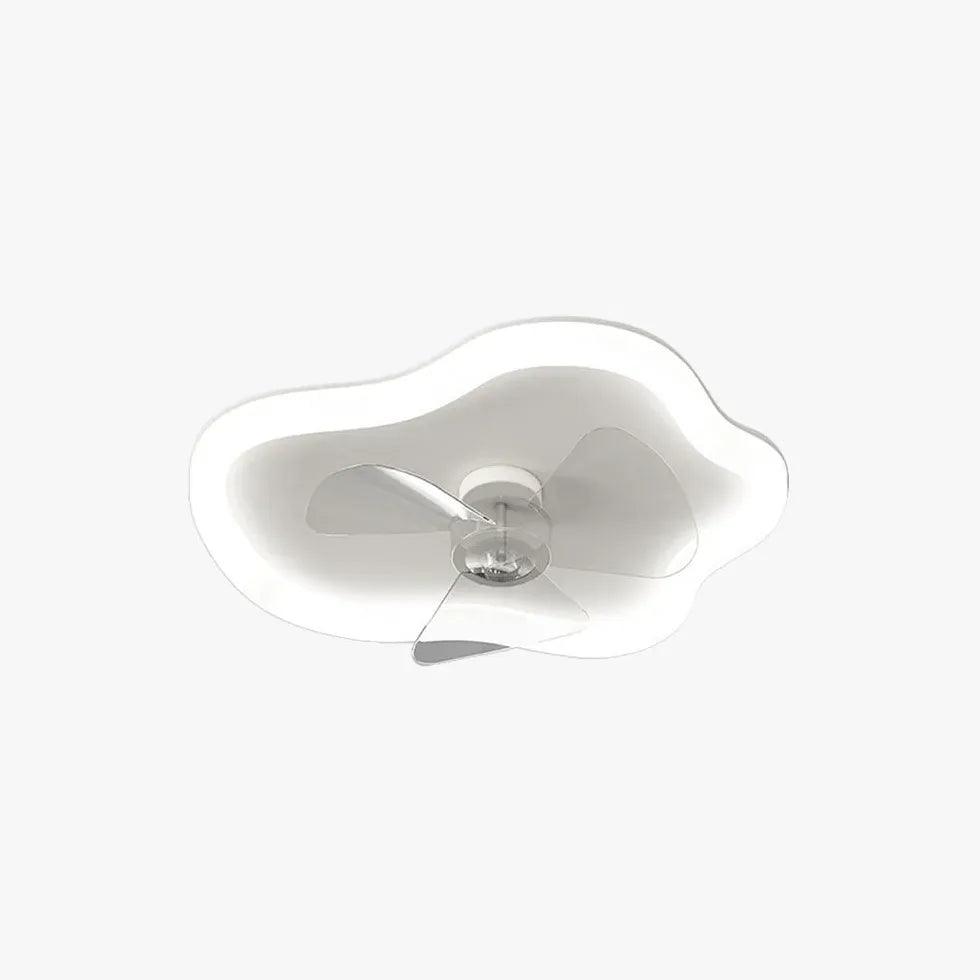 Versatile White Ceiling Fan with Light for Bedroom - Modern Cooling & Lighting Solution for Home Comfort