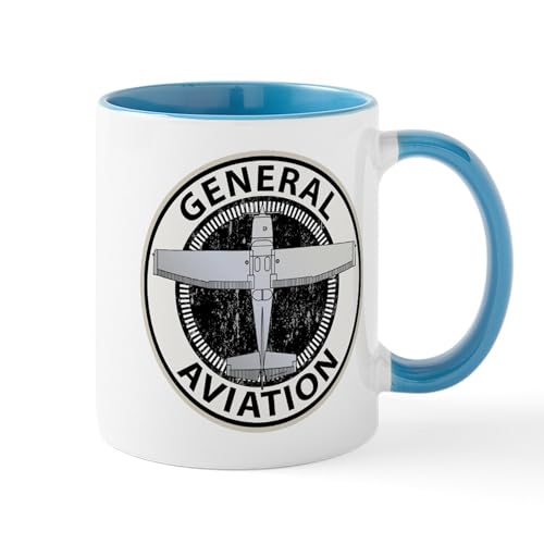 White/Blue Inside - General Aviation Mug