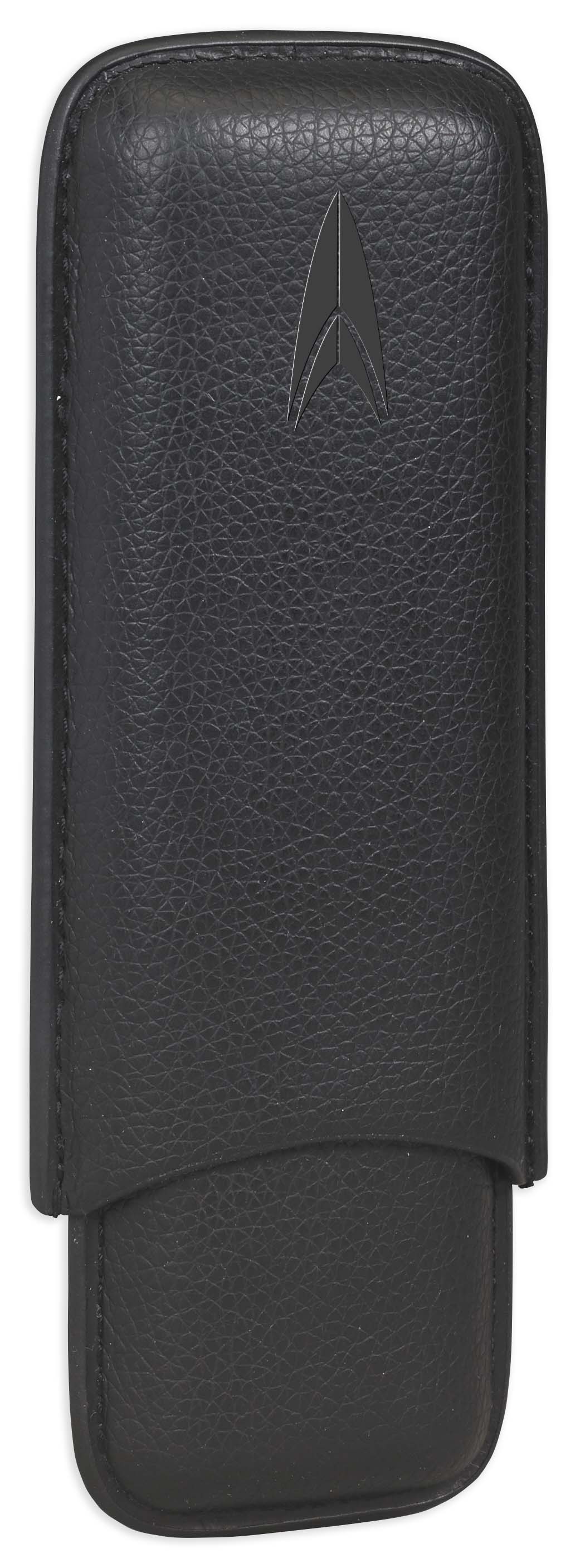 Premium Lotus 56 Ring Gauge Cigar Case - 2 Finger Leather Holder for Travel & Special Occasions | Perfect for Cigar Aficionados & Gifts