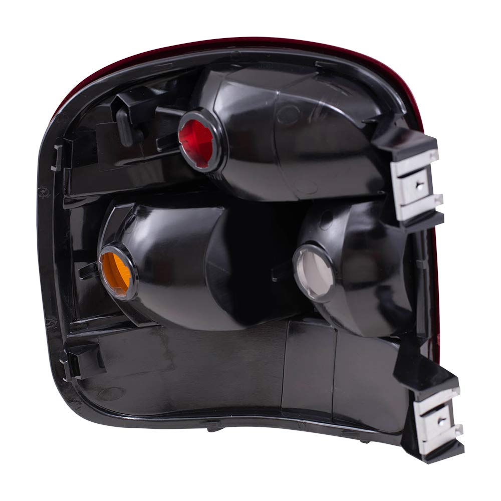 Brock Replacement Tail Lights Set for 1999-2003 Chevy Silverado & GMC Sierra 1500 Stepside Pickup Truck - Driver & Passenger Side (Part# 19169012, 19169013) - Perfect for Night Driving & Vehicle Restoration Projects