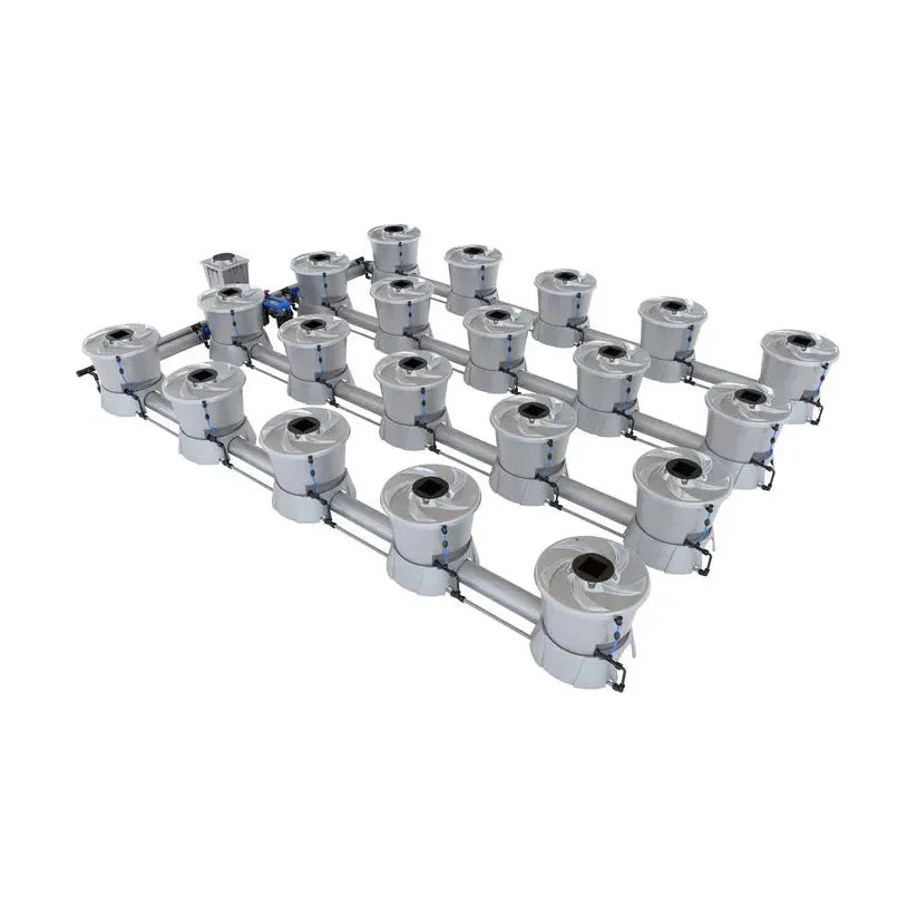 Alien Hydroponics V System Deep Water Culture (DWC) Hydroponic Growing System - 20 Pot Indoor Garden Kit for Vegetables, Herbs & Plants | Perfect for Home, Greenhouse & Urban Farming