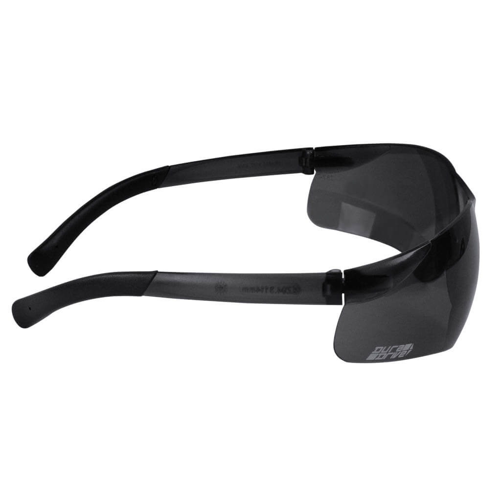 DuraDrive Smoked Lens Safety Glasses - ANSI Z87.1 Certified, Anti-Fog, UV Protection for Construction, Woodworking & Outdoor Activities