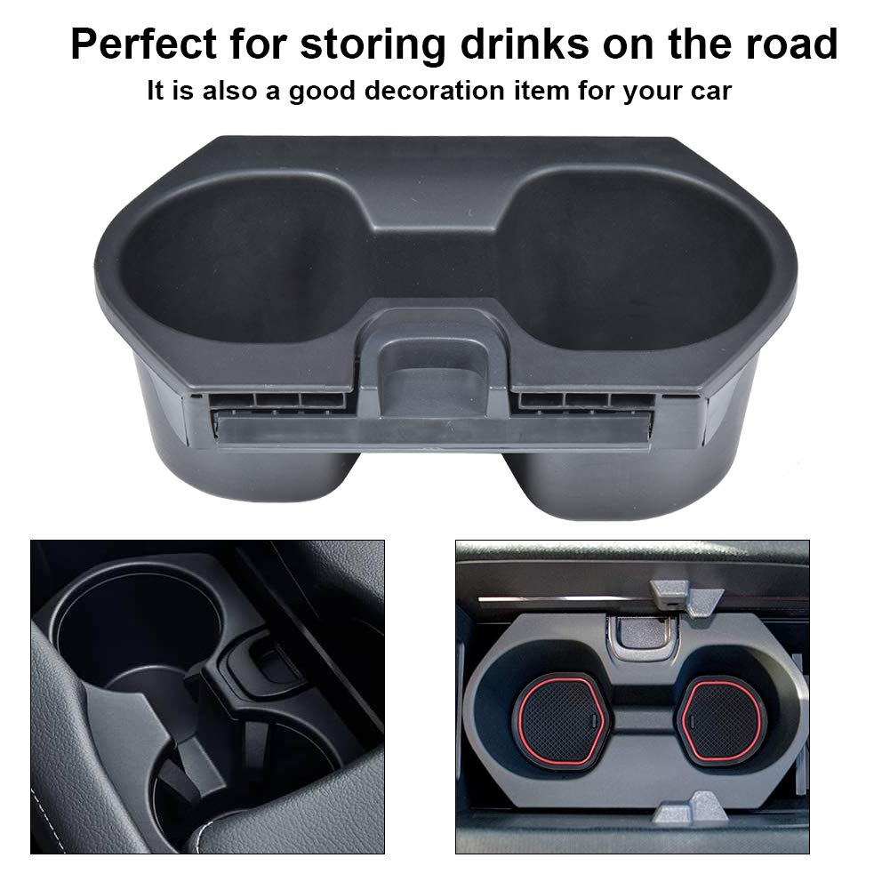 Universal Car Cup Holder Expander - Fits 2016-2018 Honda Civic 83446-TBA-A1ZA | Spill-Proof Drink Bottle Organizer for Center Console | Perfect for Road Trips, Commuting & Daily Driving