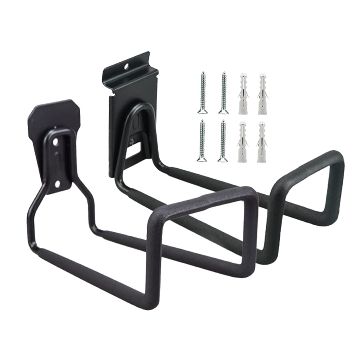 Heavy Duty Garage Hooks - 2 Pack Wall Hangers for Ladders & Tools | Durable Iron Storage for Garage Organization