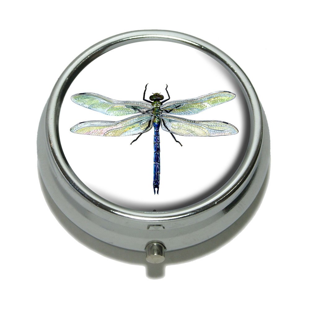 Dragonfly Pill Case - Elegant Trinket Box for Jewelry, Pills & Small Items - Perfect Gift for Travel, Home & Office Organization