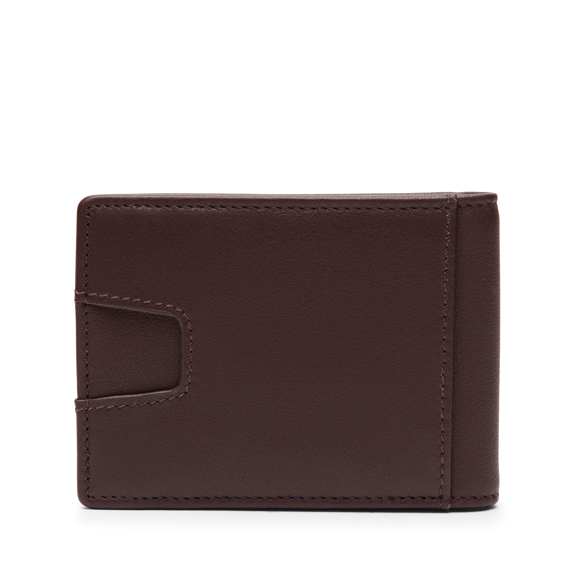 Slim RFID Blocking Utility Card Wallet - Minimalist Brown Leather Wallet for Men & Women - Perfect for Travel, Business & Everyday Use