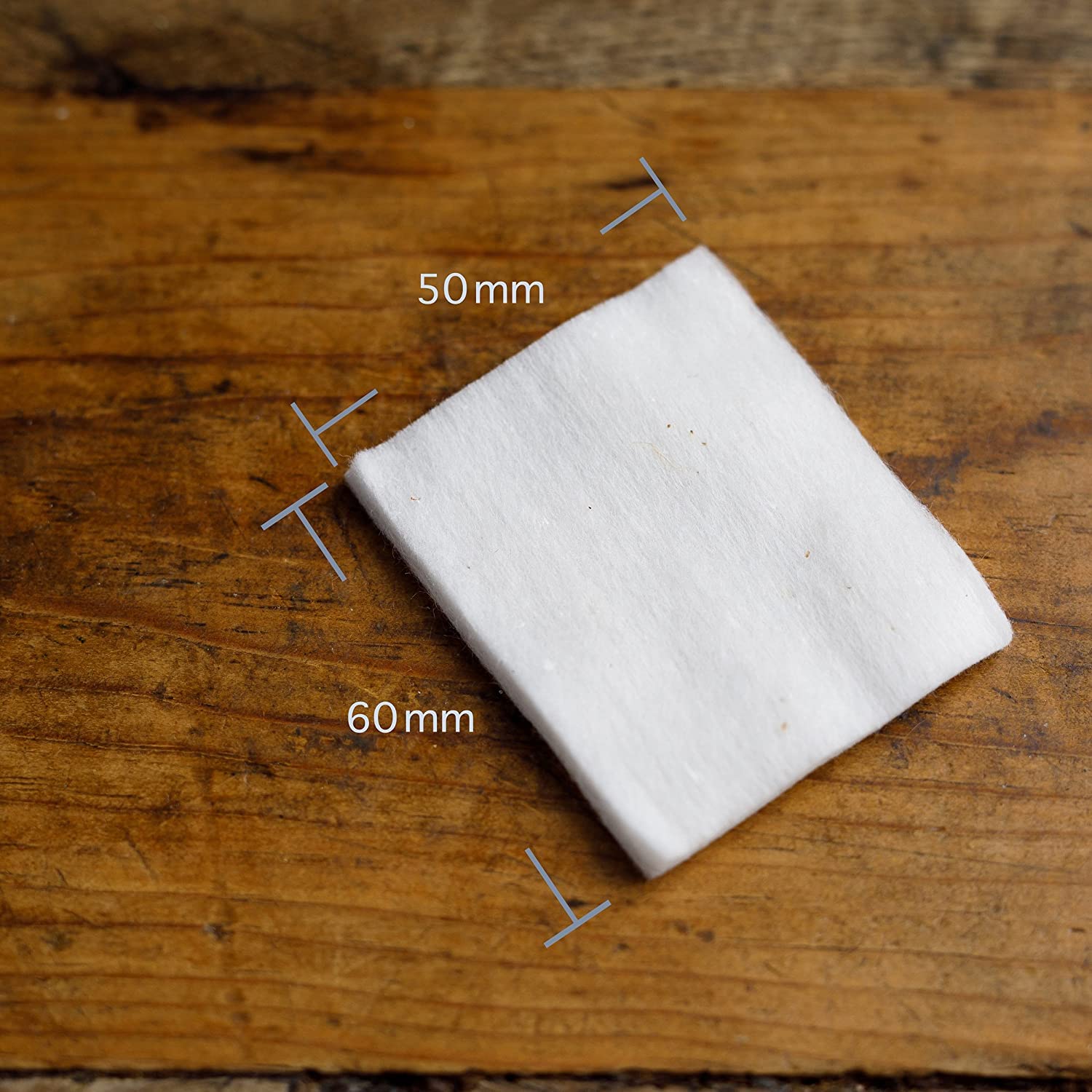 Japanese Organic Cotton Pads 100% Unbleached - 100 Pieces (2 Packs) | Hypoallergenic & Eco-Friendly | Perfect for Makeup Removal, Skincare & Baby Care