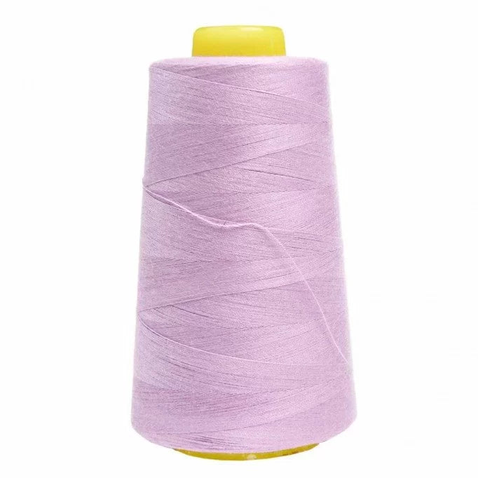 Premium Overlock Thread - Pastel Lilac Color for Sewing & Serging | Ideal for Quilting, Garment Construction & DIY Crafts