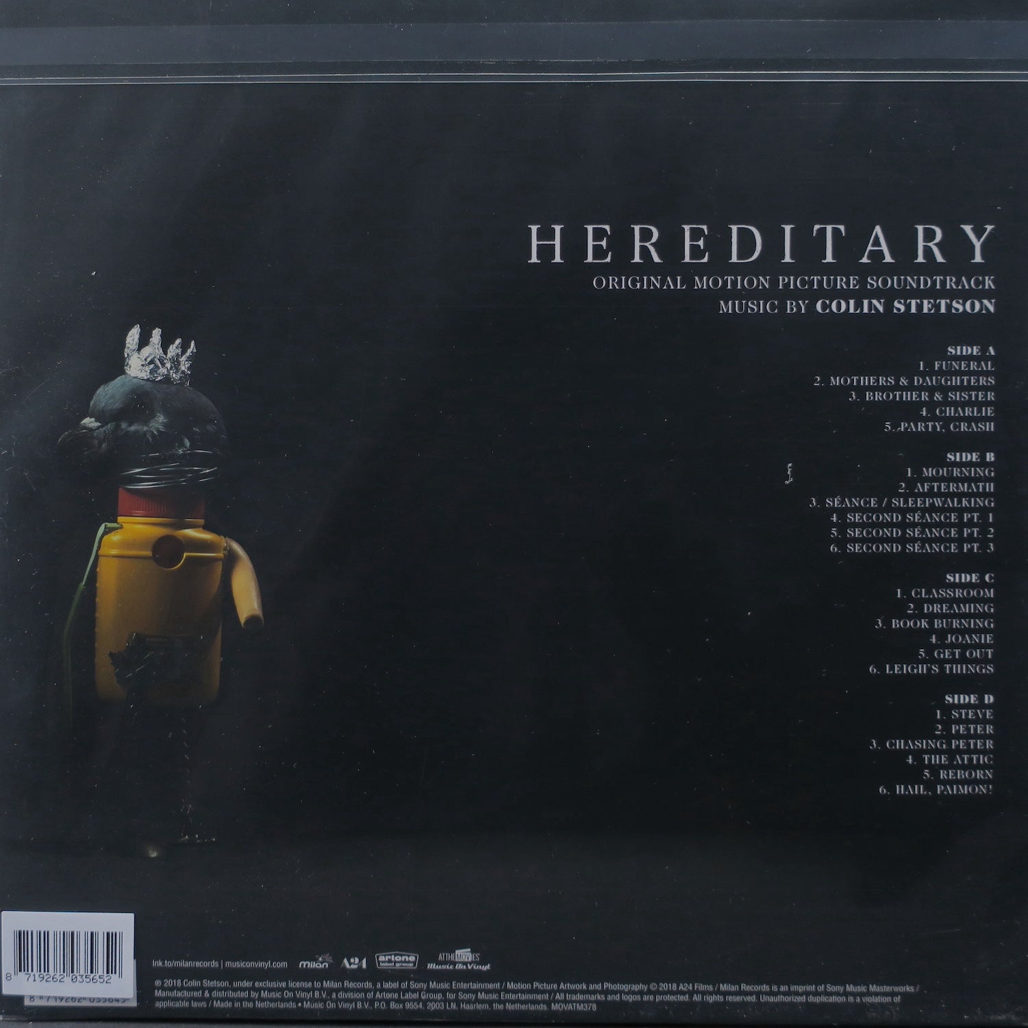 HEREDITARY Soundtrack by Colin Stetson - Limited Edition 180g Green Vinyl 2LP Record | Horror Movie Music Collector's Item for Vinyl Enthusiasts