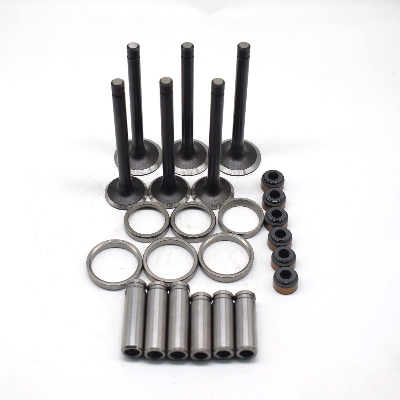 Yanmar 3TN66 3TN66UJ 3TN66-UJ Engine Valve Kit - Includes Valve, Valve Guide, Valve Seat & Oil Seal - Perfect for Tractor, Excavator & Industrial Equipment Repair