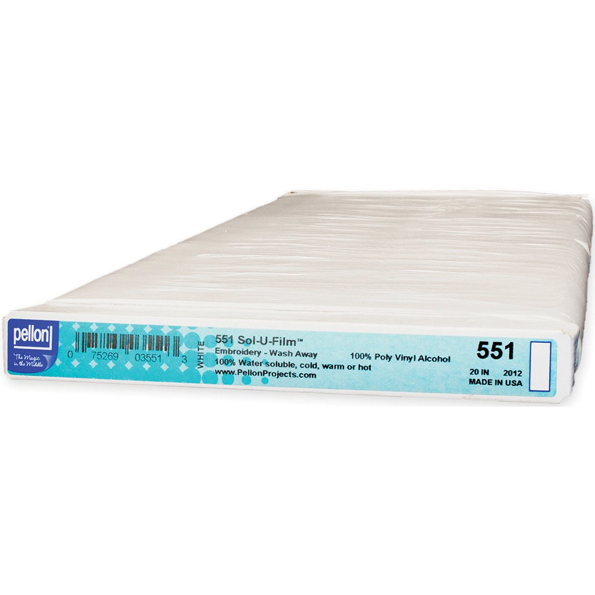 Sol-U-Film Wash Away Embroidery Stabilizer - Clear 20