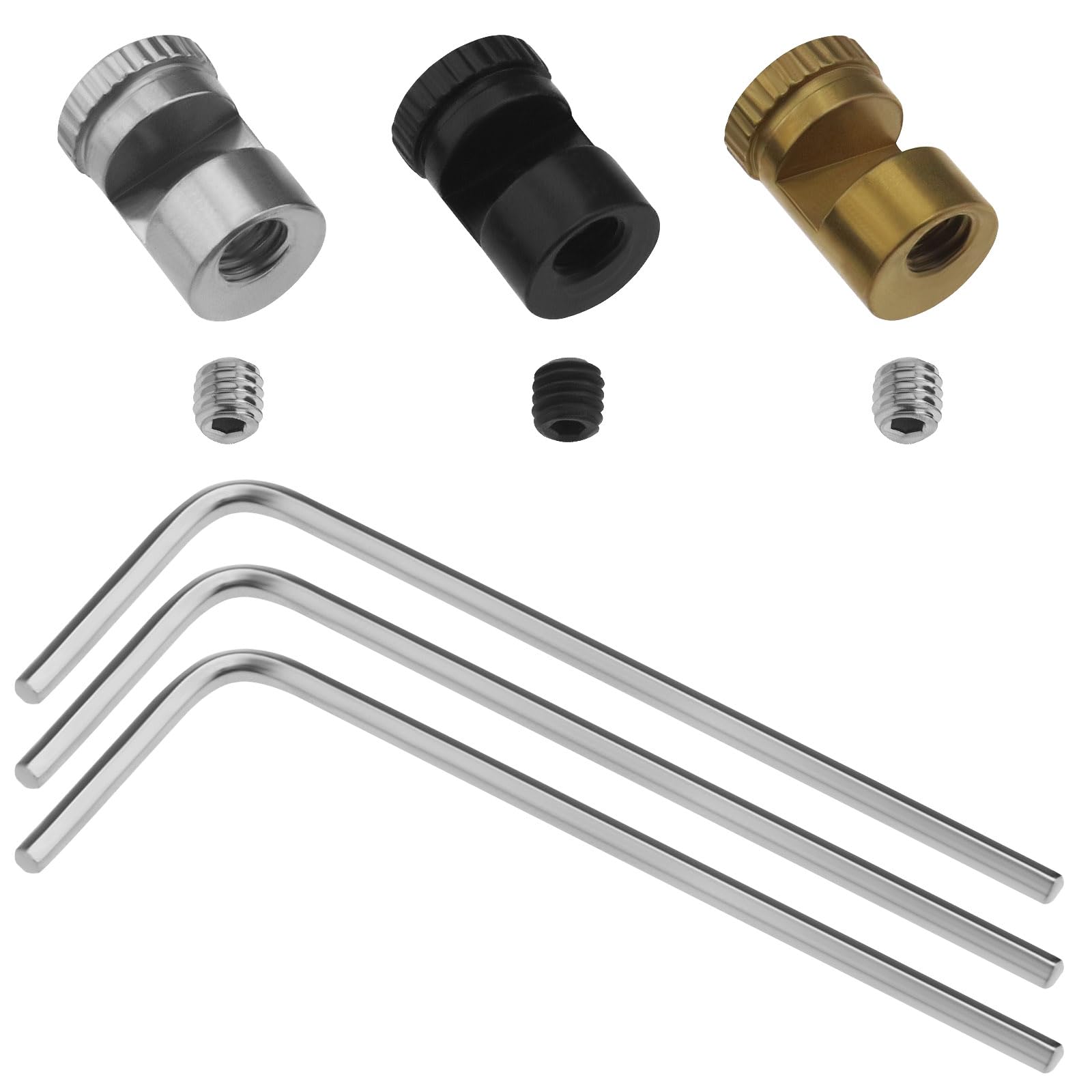 Buck 110 Thumb Stud Replacement Kit - 3-Piece Universal Thumb Tacks Set with Hex Wrench (2.5mm-3mm) | Knife Maintenance & DIY Repair Accessories for Outdoor Enthusiasts & Collectors